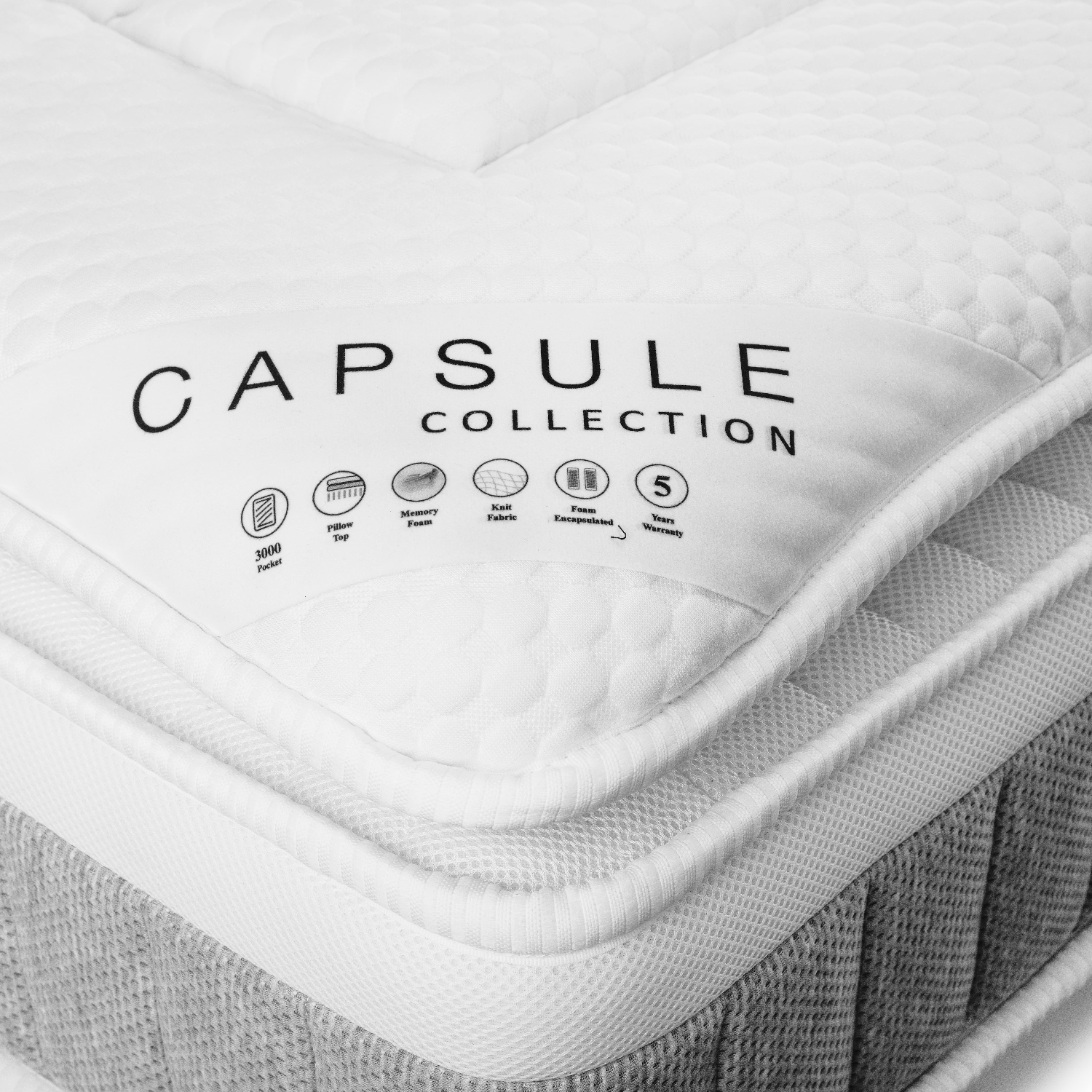Read more about Double 3000 pocket sprung cooling pillow top mattress capsule julian bowen