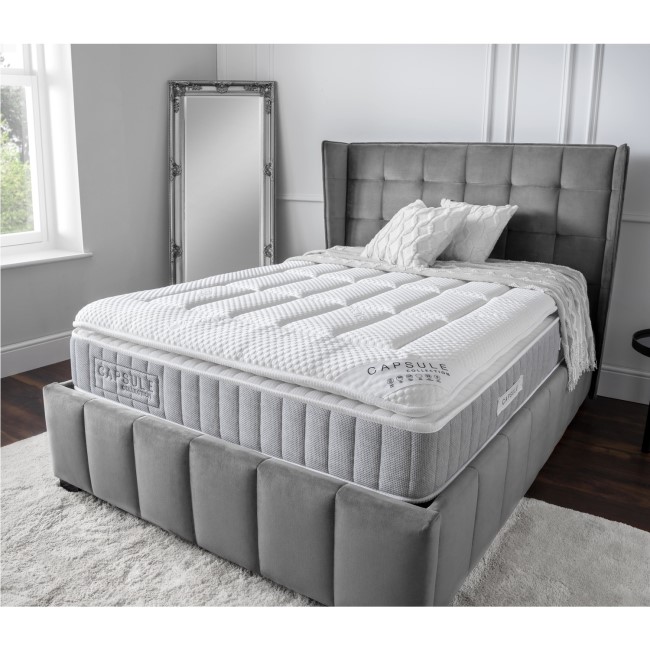 King Size 3000 Pocket Sprung Cooling Pillow Top Mattress - Capsule - Julian Bowen