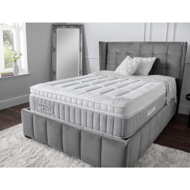 Super King Memory Foam 2000 Pocket Sprung Pillow Top Mattress - Capsule - Julian Bowen