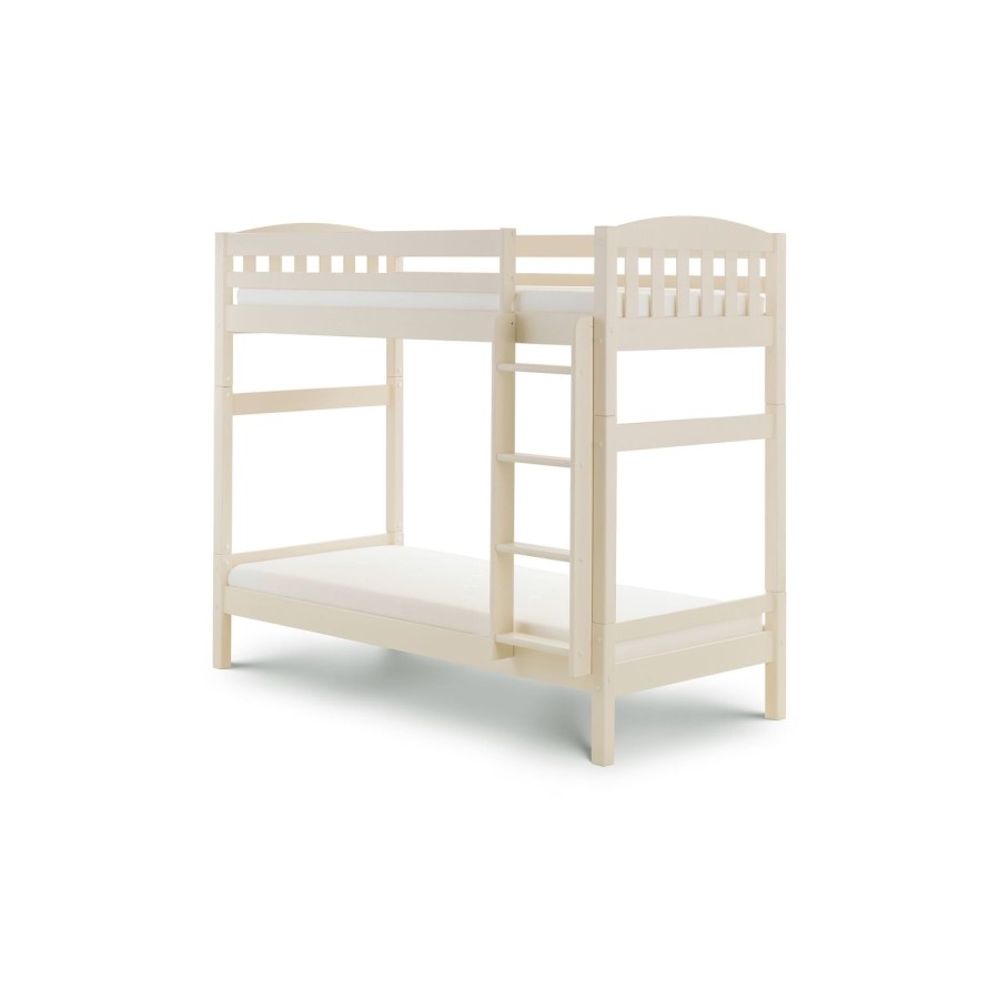 Julian Bowen Max L Shaped Combination Bunk Bed in Stone White