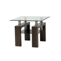 Wilkinson Furniture Maya Glass Top Lamp Table
