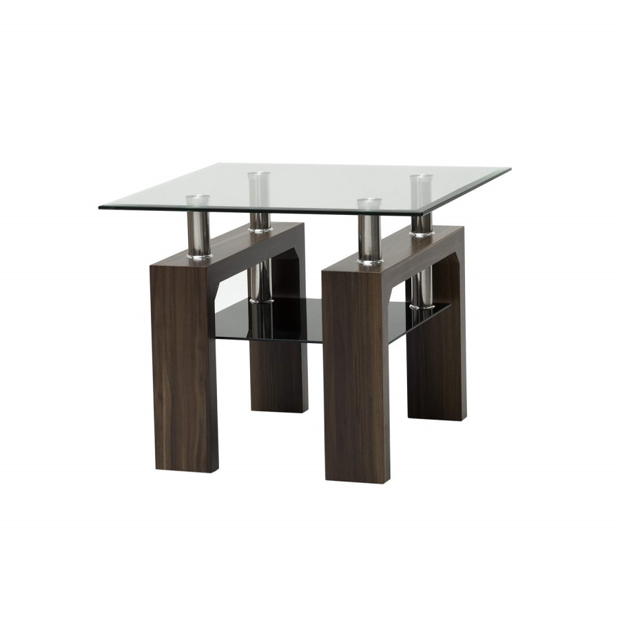 Wilkinson Furniture Maya Glass Top Lamp Table