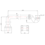 Matt Black Traditional Exposed Shallow Seal Bath Trap & Pipe - Park Royal