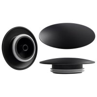 Matt Black Bath Waste Cover Upgrade