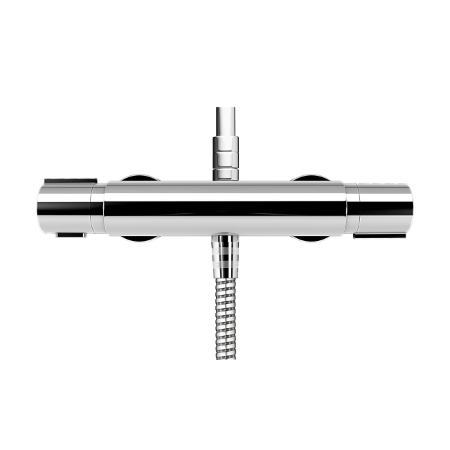 Aqualisa Midas 110 Chrome Exposed Thermostatic Mixer Shower Set