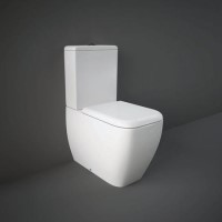 Close Coupled Toilet with Soft Close Seat - RAK Metropolitan Close Coupled Toilet with Soft Close Seat - RAK Metropolitan