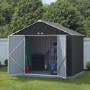 Rowlinson 10x8 Double Door Metal Ezee Shed