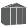 Rowlinson Ezee Grey Metal Shed  8 x 7ft