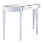 Venice Half Moon 1 Drawer Mirrored Console Table 