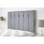 GRADE A2 - Amble headboard in Northern Weave fabric - Sky - King 5ft