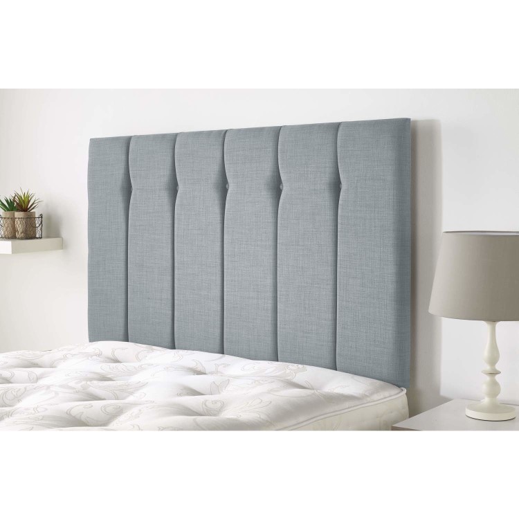 King Size Grey Linen Fabric Headboard - Amble