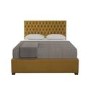 Mustard Velvet King Size Ottoman Bed - Angel - Aspire