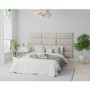 Pearl Velvet Wall Mounted Pack Of 8 Upholstered Panels - Aspire