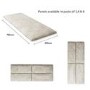 Pearl Velvet Wall Mounted Pack Of 8 Upholstered Panels - Aspire