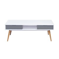 Montana Scandi Coffee Table in Grey and White
