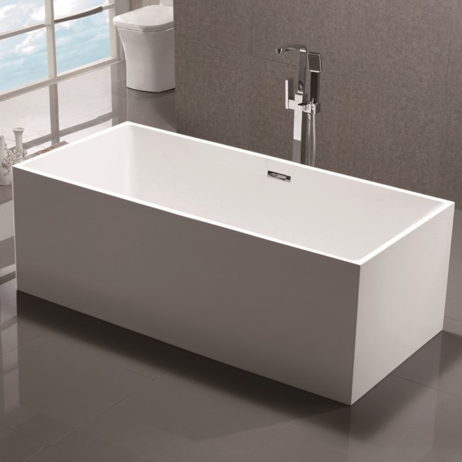 Baron Modern Square Freestanding Bath - 1700 x 780 x 580mm