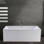 Baron Modern Square Freestanding Bath - 1700 x 780 x 580mm