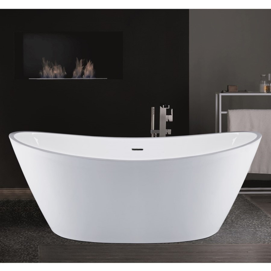 Duke Curved Double Ended Freestanding Bath - 1700 x 800mm