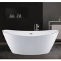 Duke Curved Double Ended Freestanding Bath - 1700 x 800mm