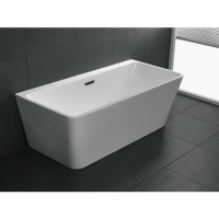 Darcy Modern Back to Wall Freestanding Bath - 1780 x 800 x 580mm