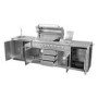 Monster Grill - Ultimate Outdoor Kitchen - 6 Burner Gas BBQ Grill with Fridge and Sink