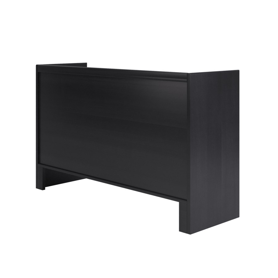 Wide Black Chest of 6 Drawers - Margot 