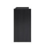 Wide Black Chest of 3 Drawers - Margot 