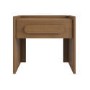 Wide Dark Wood 1 Drawer Bedside Table - Margot 