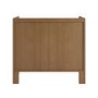 Wide Dark Wood Chest of 3 Drawers - Margot 