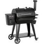 Boss Grill Pellet Smoker BBQ Grill - With Integrated Temperature Probe & Thermostat - Black