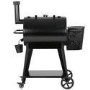 Boss Grill Pellet Smoker BBQ Grill - With Integrated Temperature Probe & Thermostat - Black