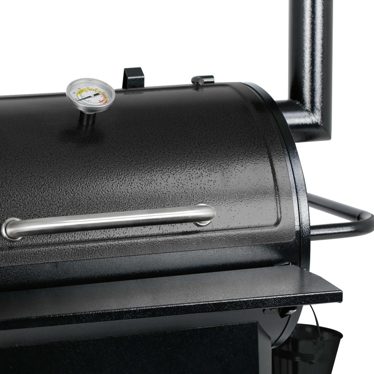 Boss Grill Pellet Smoker BBQ Grill - With Integrated Temperature Probe & Thermostat - Black