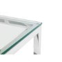 Chrome Console Table with Glass Top - Julian Bowen Miami