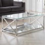 Julian Bowen Miami Large Glass Coffee Table
