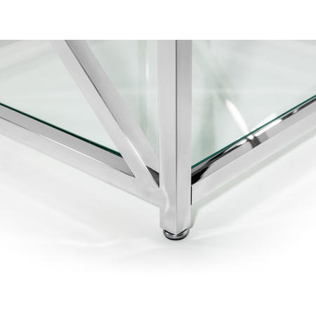 Julian Bowen Miami Large Glass Coffee Table
