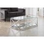 Julian Bowen Miami Large Glass Coffee Table
