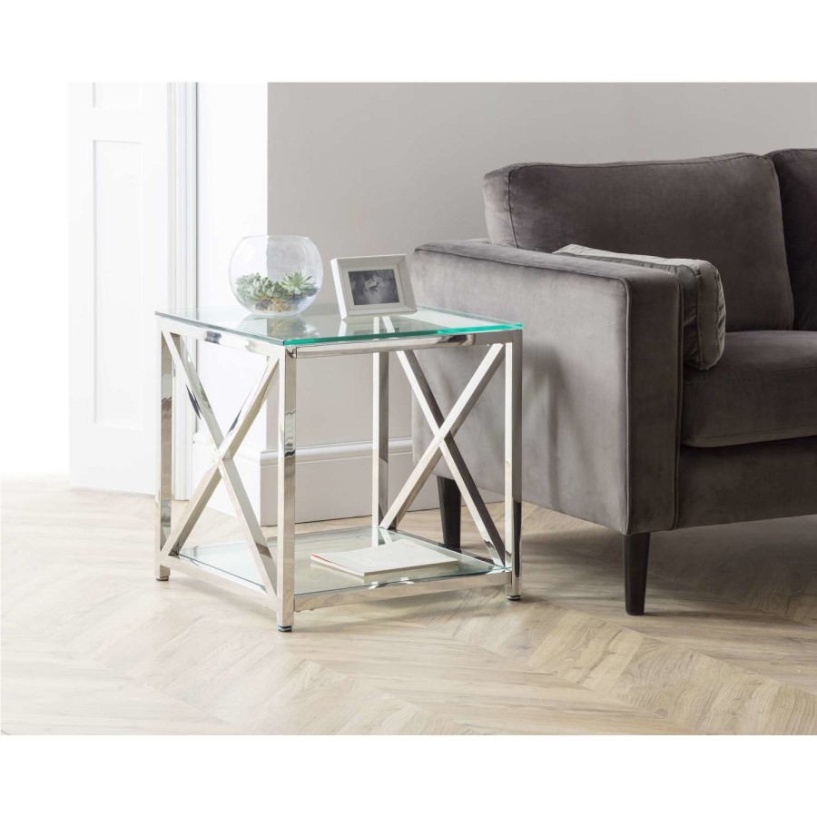 GRADE A1 - Julian Bowen Miami Lamp Table