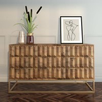 Miller Solid Mango Wood Chest of Drawers - 6 Drawers Miller Solid Mango Wood Chest of Drawers - 6 Drawers