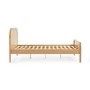 Oak Chevron Double Bed Frame - Julian Bowen