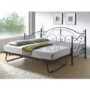 Birlea Furniture Milano Metal Daybed in Black