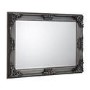 Julian Bowen Rococo Pewter Rectangular Wall Mirror