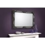 Julian Bowen Rococo Pewter Rectangular Wall Mirror