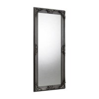 GRADE A1 - Julian Bowen Rococo Lean-To Dress Mirror in Pewter