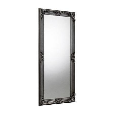 GRADE A1 - Julian Bowen Rococo Lean-To Dress Mirror in Pewter