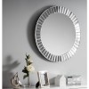 GRADE A3 - Julian Bowen Sonata Round Wall Hanging Mirror