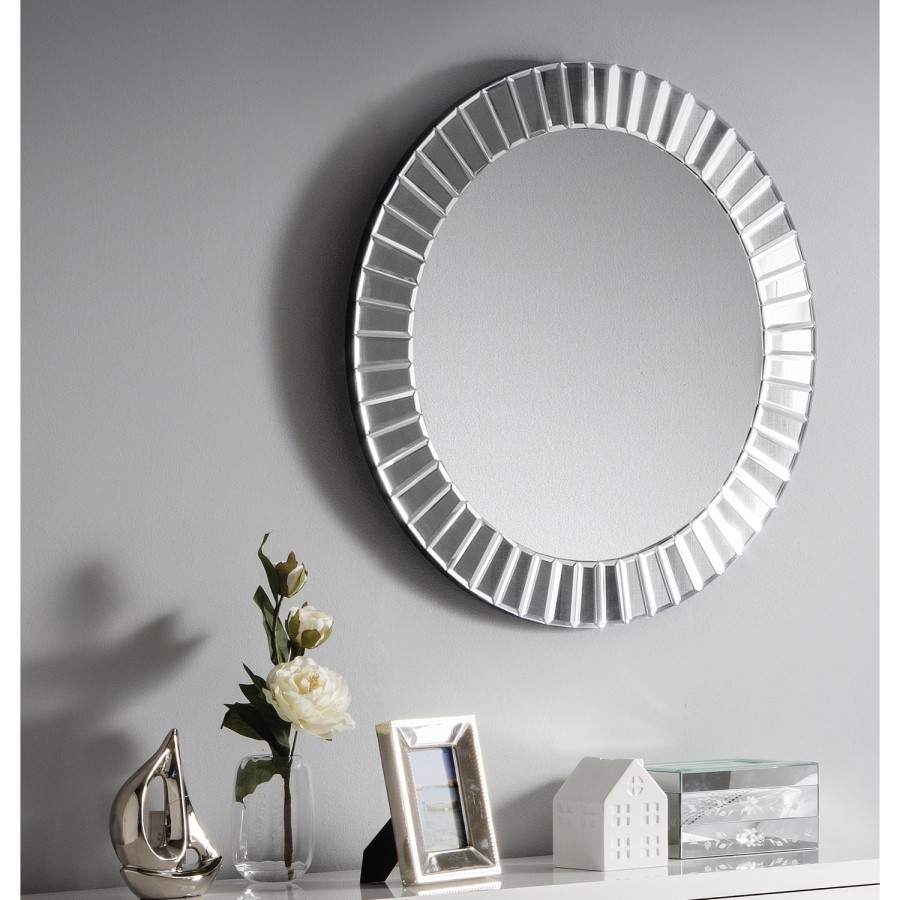 Julian Bowen Sonata Round Wall Hanging Mirror