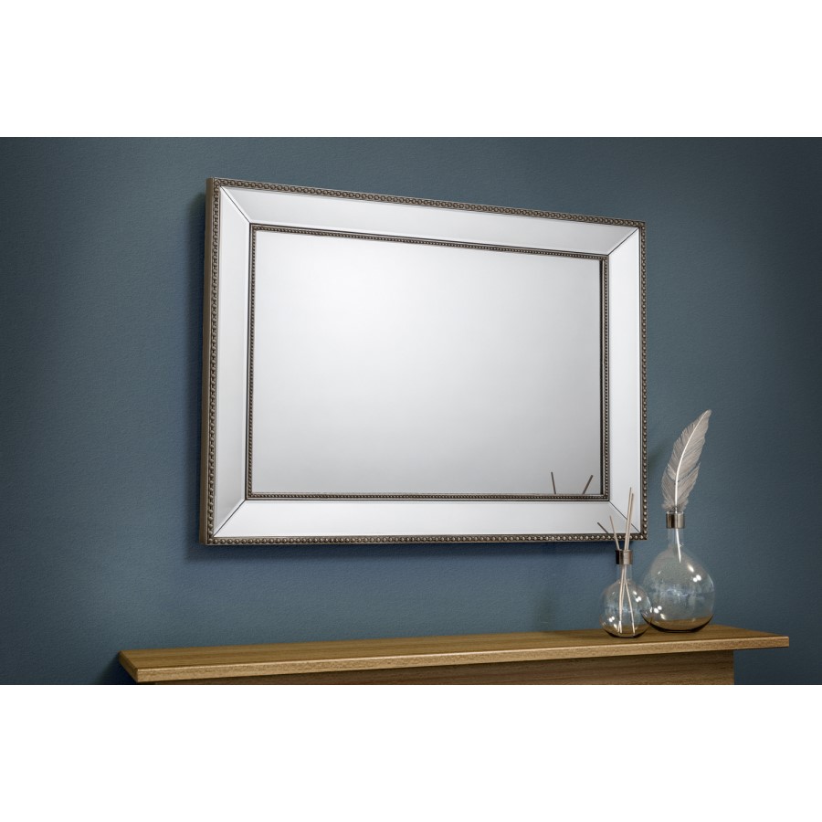 Julian Bowen Symphony Beaded Wall Hanging Mirror