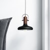 GRADE A1 - Black &amp; Copper Pendant Light - Industrial - Kingston