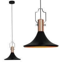 Matte Black Industrial Pendant Light - Jefferson