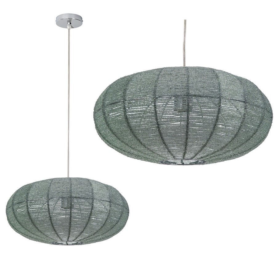 Silver Bead Pendant Light - Rochelle